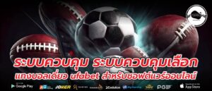 ระบบควบคุม ระบบควบคุมเลือกแทงบอลเดี่ยว ufabet สำหรับซอฟต์แวร์ออนไลน์